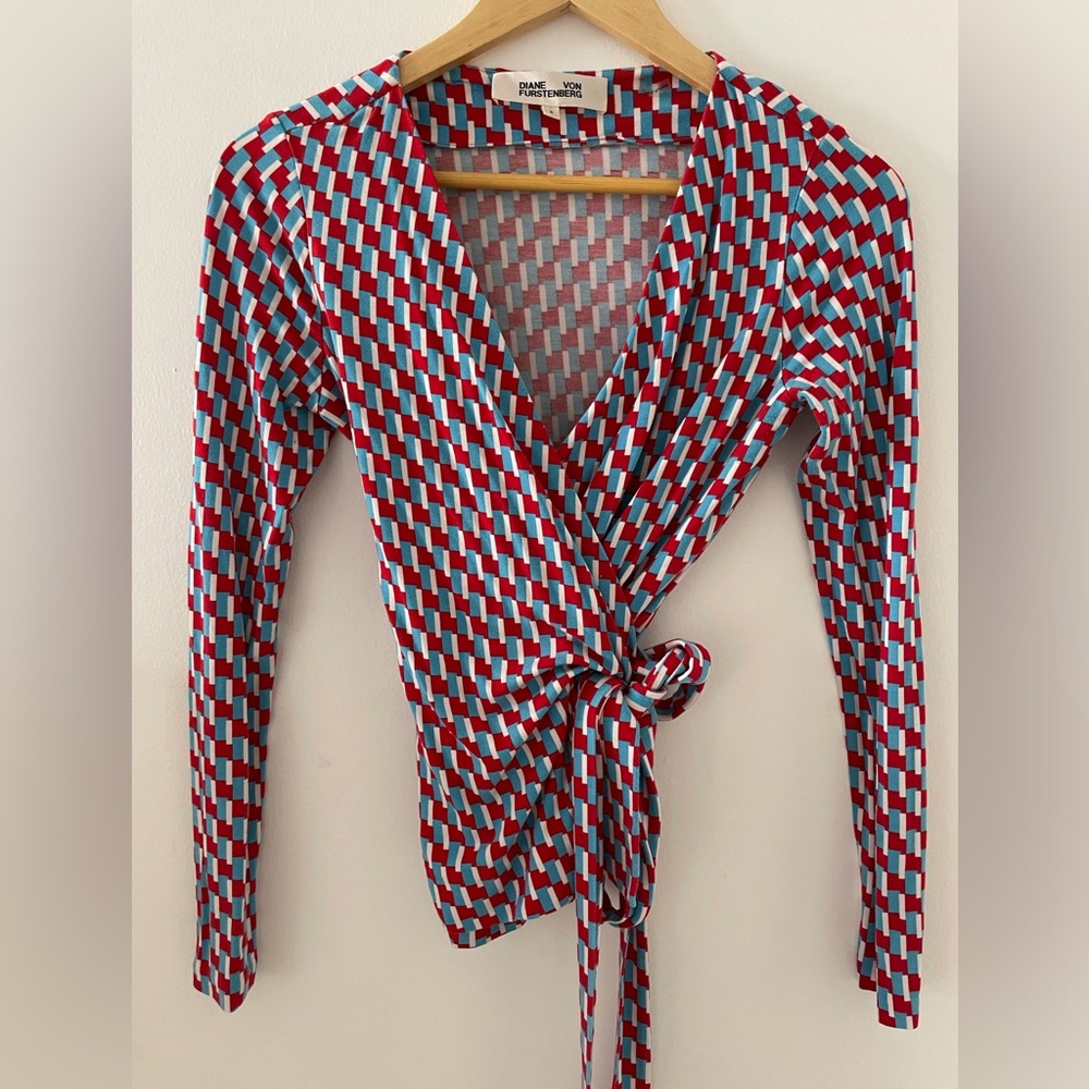 Diane Von Furstenberg Wrap Top
